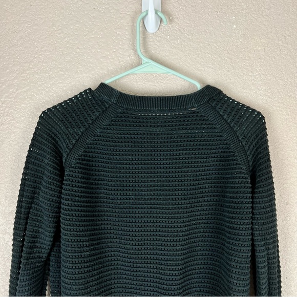 Lululemon Black Devi Crew Pointelle Sweater 2-4 - Picture 8 of 15